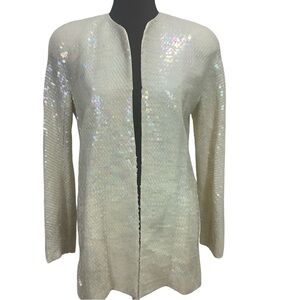 Vintage Betty Hanson Sample Sequin Open Front Jacket